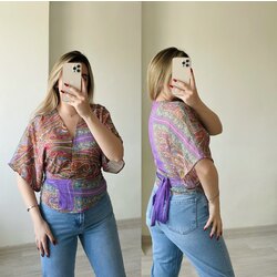 Mango Şifon Bluz