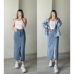 Zara Maxi Boy Yırtmaçlı Etekler (Renk Seçin)