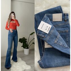 Pull&Bear Yüksek Bel Skinny Flare Jean