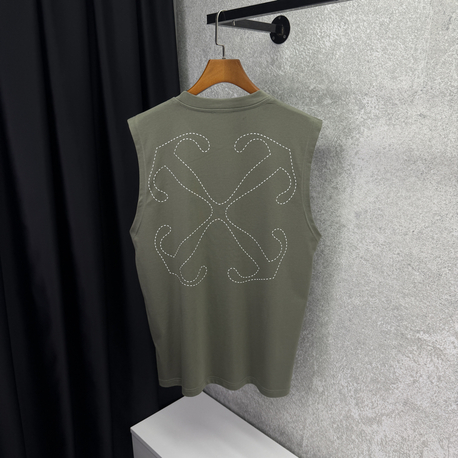 OFF WHİTE Premium Sıfır Kol T-shirt 