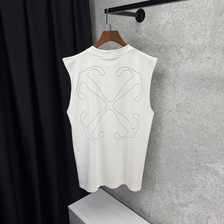 OFF WHİTE Premium Sıfır Kol T-shirt 