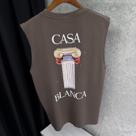 CASABLANCA Premium Sıfır Kol T-shirt 