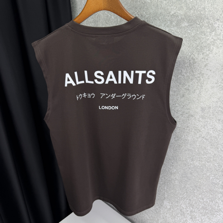 ALL SAINTS Premium Sıfır Kol T-shirt 