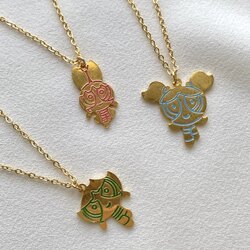 3’lü Powerpuff Girls Kolye Seti