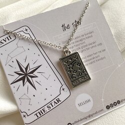 The Star Tarot Kartı Kolye