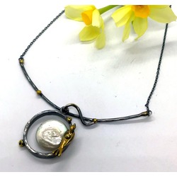 Kuşlu Dal Kolye / Bird on Bough Necklace 