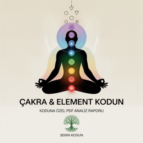 Kişiye Özel Derin Çakra & Element Analizi (PDF Rapor)