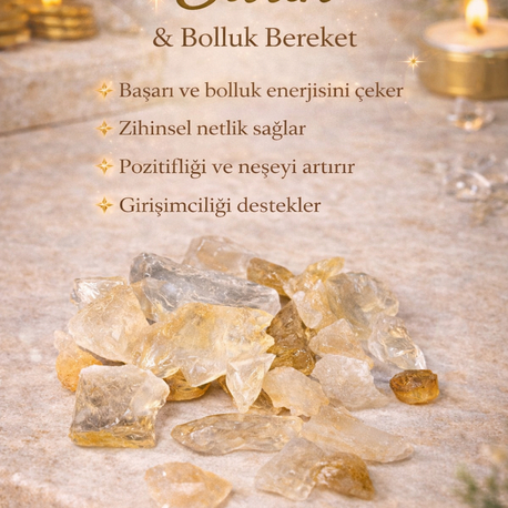 SİTRİN TAŞI PARA ENERJİSİ