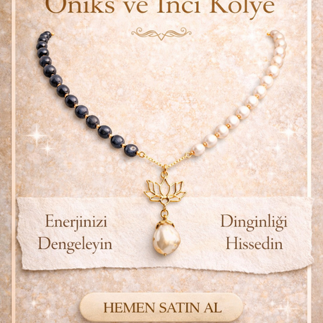 ŞİFA İNCİ ONİKS KOLYE