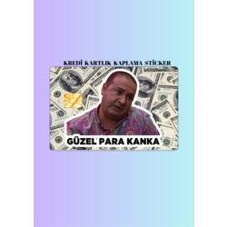 Güzel Para Kanka Kredi ve Banka Kartı Sticker
