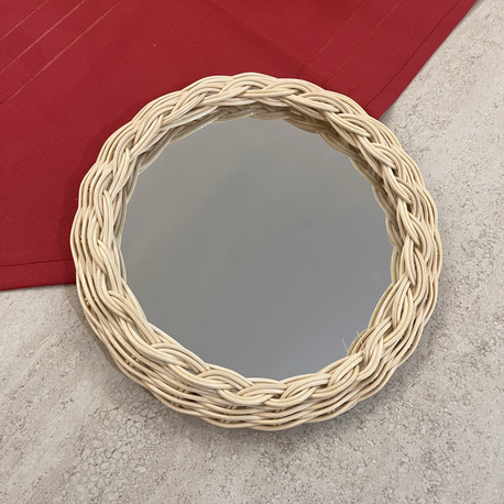 Rattan ayna 