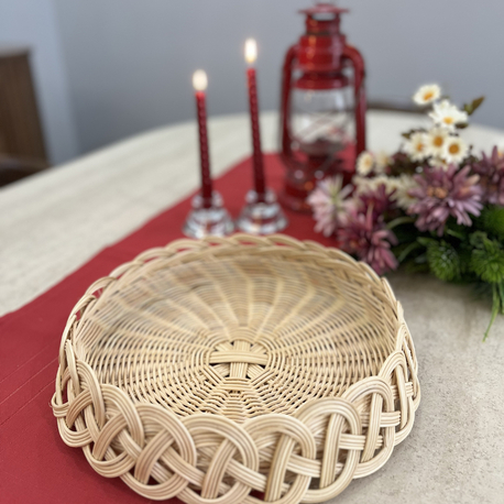 Rattan tepsi 