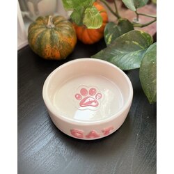 Patili, Cat Beyaz mama/su kabı