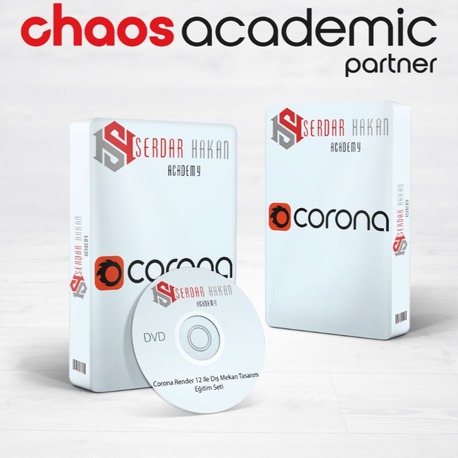 Corona Render 12 Dış Mekan Animasyon Eğitim Seti