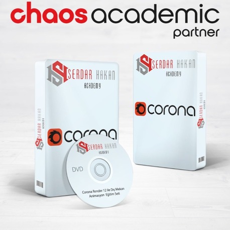 Corona Render 12 Dış Mekan Animasyon Eğitim Seti