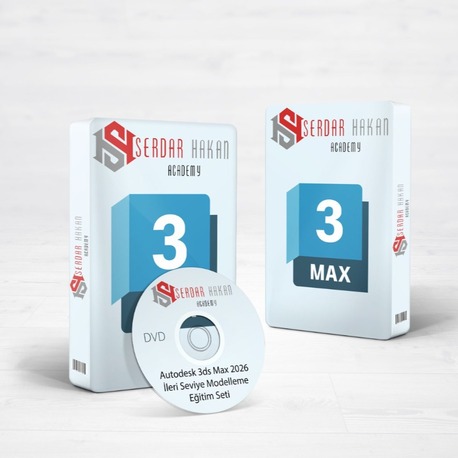 Autodesk 3ds Max 2026 İleri Seviye Modelleme Eğitim Seti