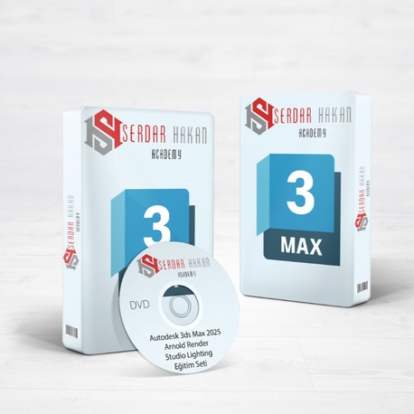 Autodesk 3ds Max 2025 Arnold Render Studios Lighting Eğitim Seti