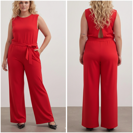 Pencere Detaylı Cepli Örme Tulum