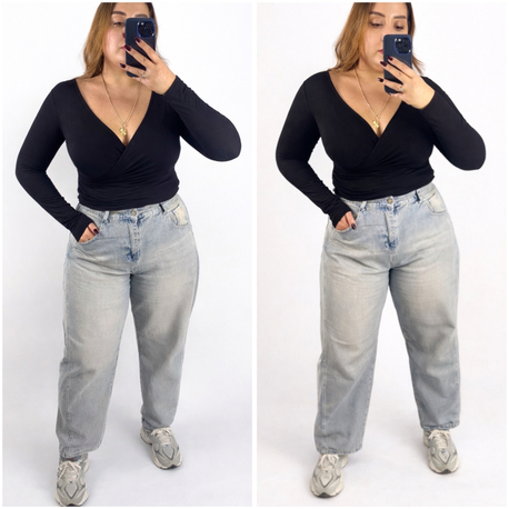 Yüksek Bel Bol Model Jean