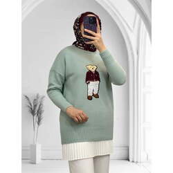 Örgü teddy kazak