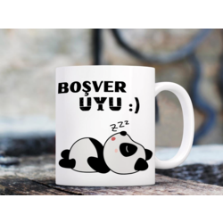 Uykucu Panda Baskılı Kupa