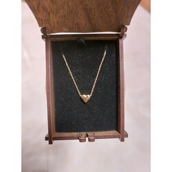 gold kalp kolye