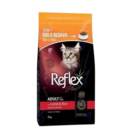 Reflex Plus Kedi Maması – Kuzulu & Pirinçli