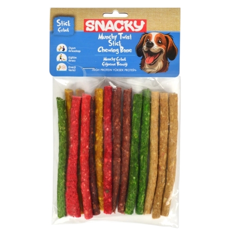 Snacky Çiğneme Kemiği 15’li – Sağlıklı ve Güvenli Çiğneme Keyfi