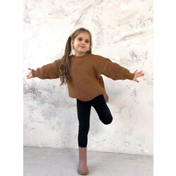 Camel Oversize Selanik Triko Kazak