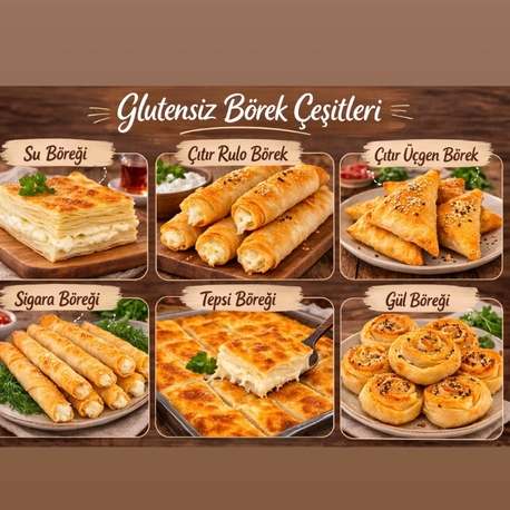 Glutensiz patatesli çıtır rulo börek 