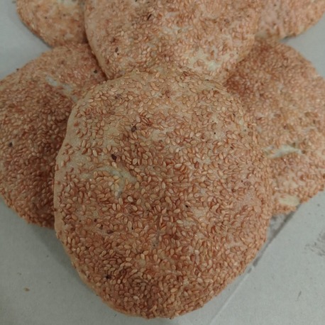 Glutensiz Vegan Susamlı Hamburger Ekmeği 