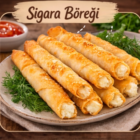 Glutensiz peynirli sigara böreği 