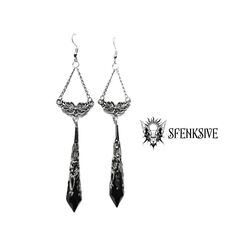 Victorian goth sarkıt küpe 