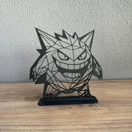 Pokemon Gengar 2.5D Line Art