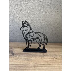 Husky 2.5D Line Art