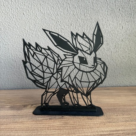 Pokemon Flareon 2.5D Line Art