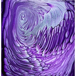 Purple Love 2 Abstract Fluid Acrylic Painting HD Digital Downloadable Image