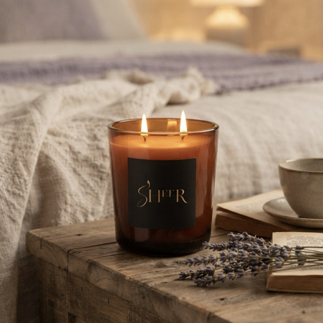 Sheer Luxury Collection - Lavanta Bahçesi %100 Doğal Soya Wax Mum