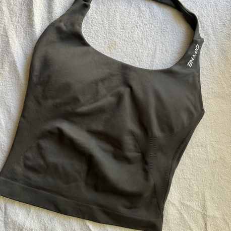 Dfyne Halter top SHARK GREY (Koyu füme) 