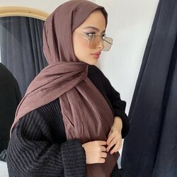 Bambu Kraş Şal Kahverengi