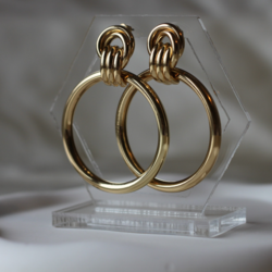 Gold Halka Küpe