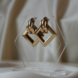 Gold Zoe Küpe 
