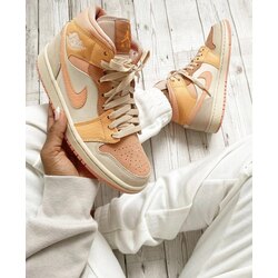 Air Jordan 1 Mid Apricot Orange