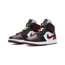 Nike Air Jordan 1 Mid Se Black Dark Beetroot