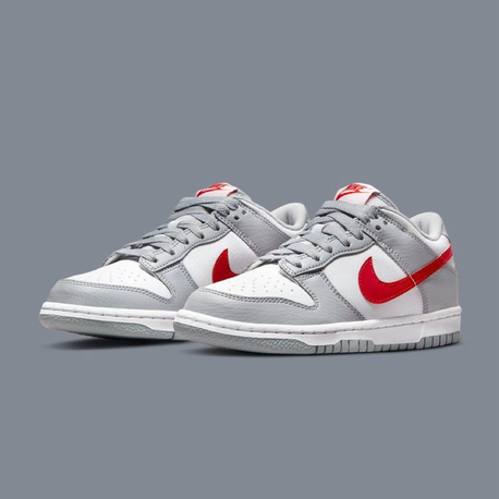 Nike Dunk Low Wolf Grey University Red