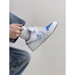 Air Jordan 1 Low Just Skate Flame Swoosh University Blue