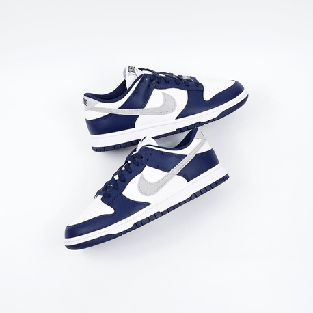 Dunk low summit white Midnght navy