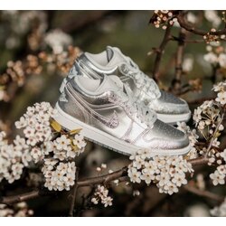 Nike Air Jordan 1 Low SE Metallic Silver