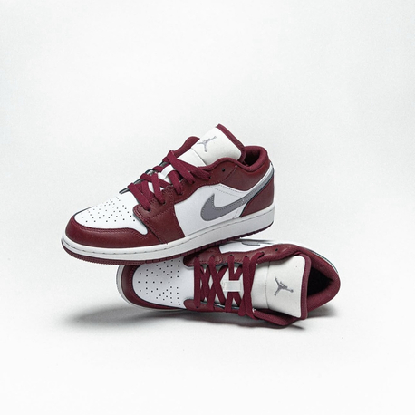 Air Jordan 1 Low White Bordeaux