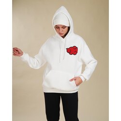 Kapüşonlu Baskılı Sweatshirt